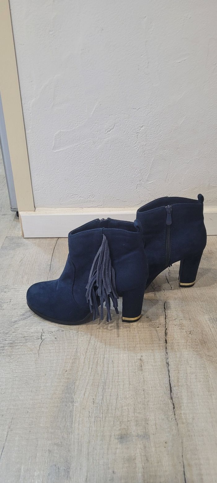 Bottines en daim T 36 - photo numéro 3