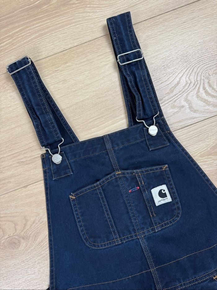 Carhartt WIP Salopette Femme XS denim brut workwear streetwear - photo numéro 4