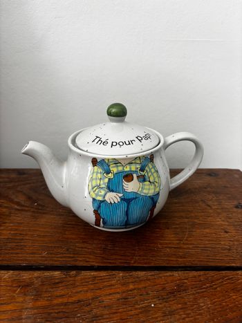 Vintage théière à compléter thé pour papi