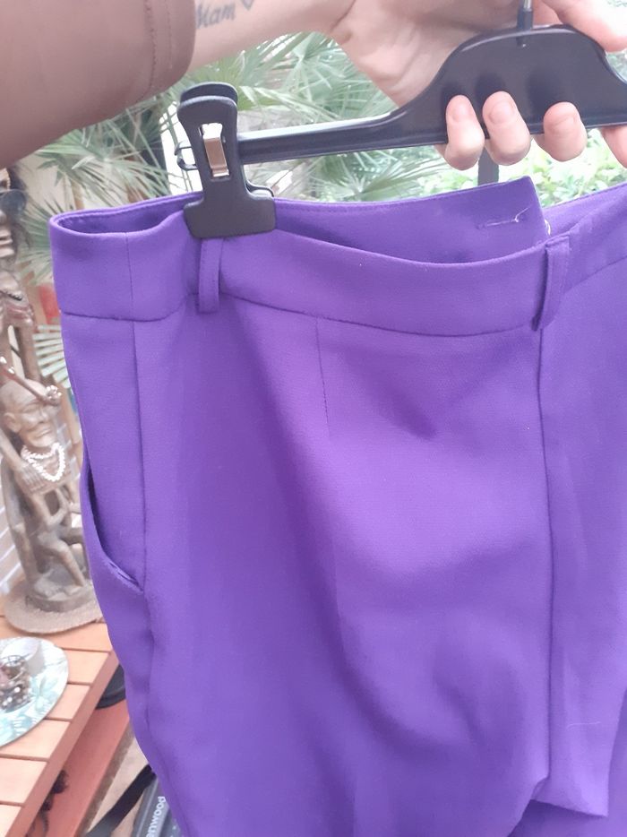 Pantalon canon violet - photo numéro 2