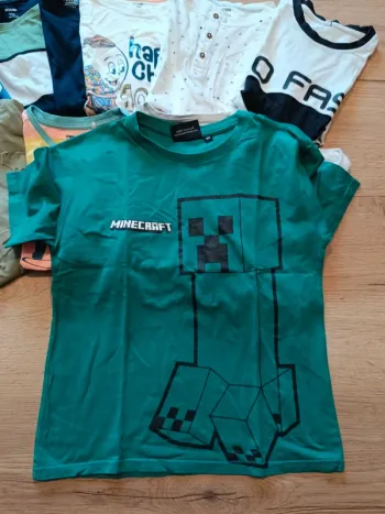 Tee shirt Minecraft garçons 10 ans