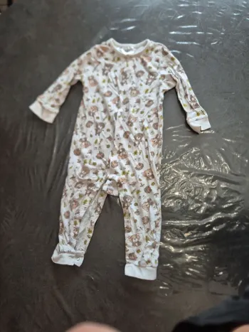 Pyjama grenouillère nounours garçon