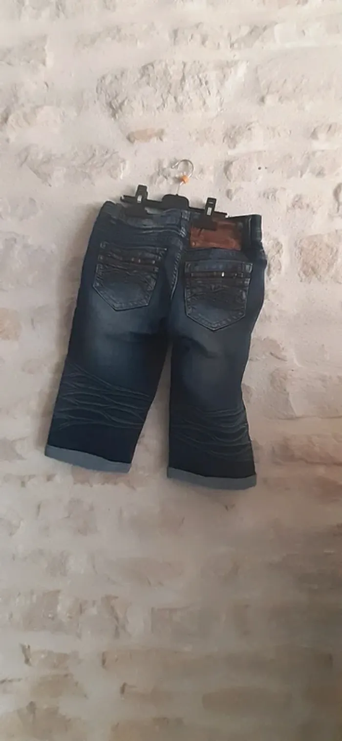Pantacourt en jean taille 36 - photo numéro 3