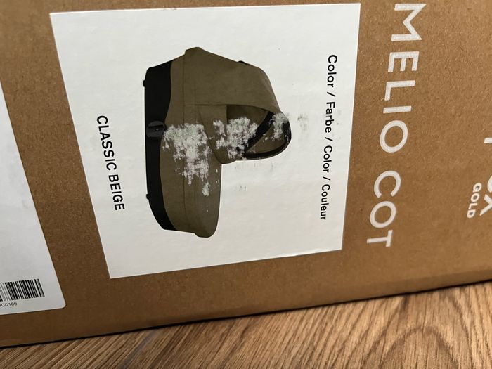 Nacelle melio cot classic beige cybex jamais utilisé dans son carton - photo numéro 4
