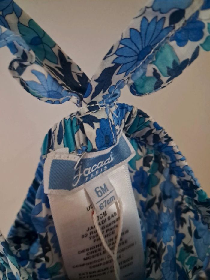 Neuf avec 🏷 Blouse jacadi liberty poppy and daisy 6 mois - photo numéro 2