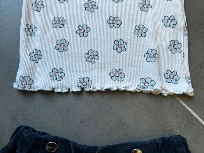 Ensemble été 2 pièces t-shirt et bloomer Jacadi bébé fille - photo numéro 5