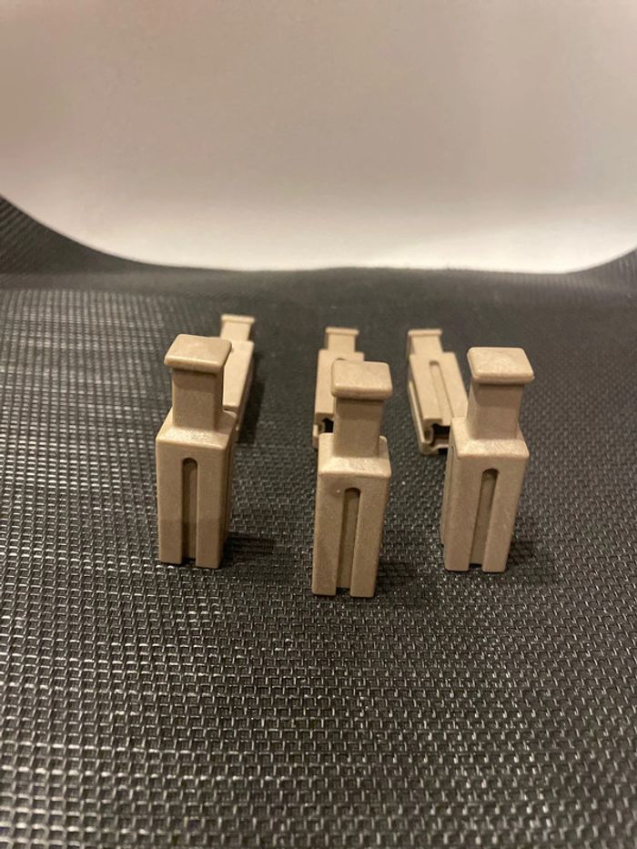 Playmobil  lot jonctions créneaux château 3030 3123 3667 3666 3859 3888 4063 7175 moyen âge - photo numéro 2