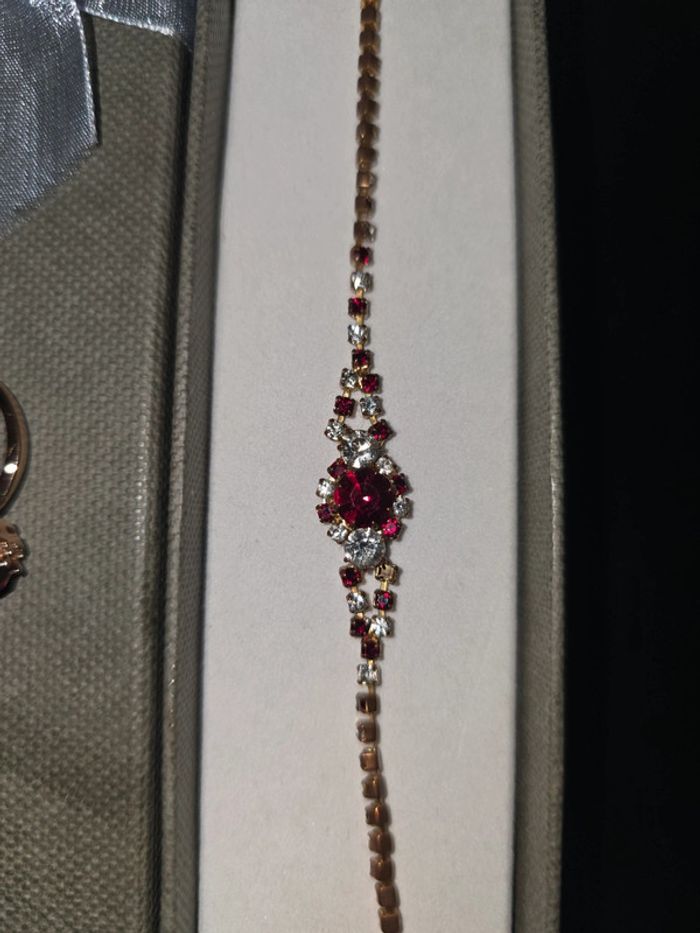 Coffret cadeau bijoux dorés bague + bracelet - photo numéro 2