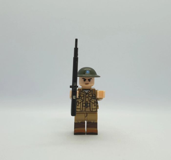 🔫 Figurine Seconde Guerre Mondiale - Soldat Chinois - (Style Lego) 🔫 - photo numéro 5