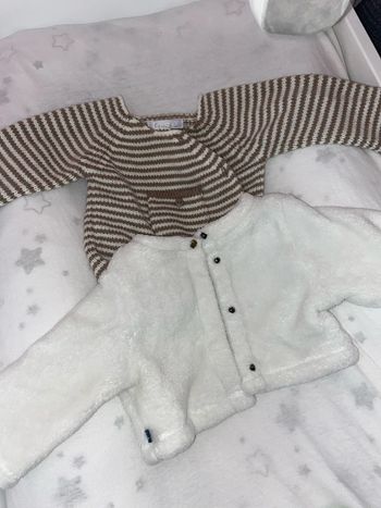 Lot de 2 gilet épais mixte