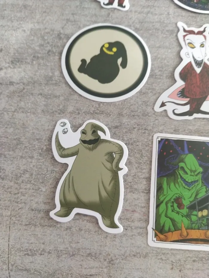 Lot de stickers films l'étrange Noël de monsieur jack (lot B) - photo numéro 5