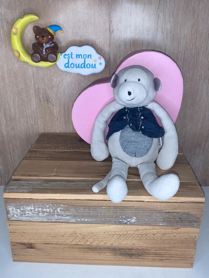 MR212 doudou singe 🙉 moulin Roty