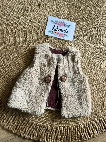 Veste sans manches Zara fourrure