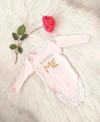 Body bébé manches longues rose pastel Tex Baby 6 mois