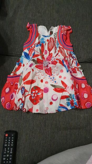 Robe manche courte motifs florales 18 mois catimini