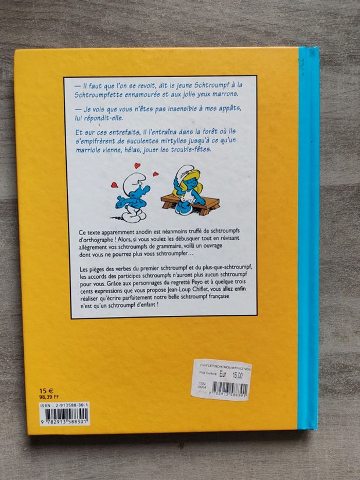 Livre Schtroumpfez vous français ? Jean-Loup chiflet - photo numéro 2