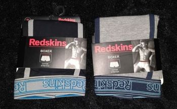 Lot 2 boxers redskins taille S
