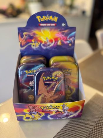 Artset pokemon mini tins pouvoirs de kanto juin 2025