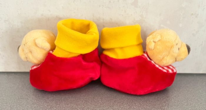 Chaussons grelot nouveau né Winnie l’ourson - photo numéro 4