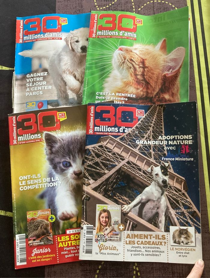 Lot 7 magazines 30 millions d’amis - photo numéro 2