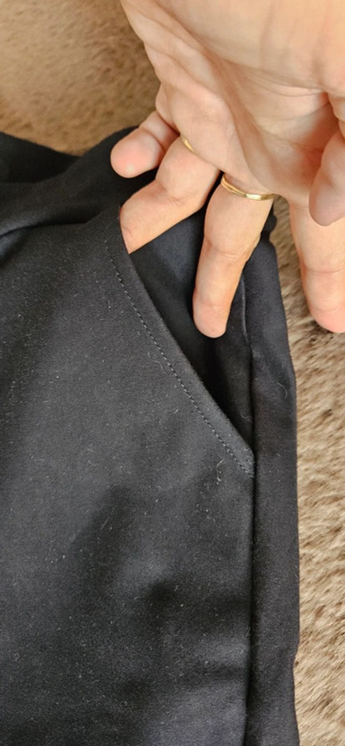 Pantalon skinny ceintré noir taille 36 - photo numéro 4