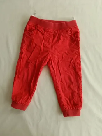 Pantalon rouge chaud C&A 2 ans 86cm