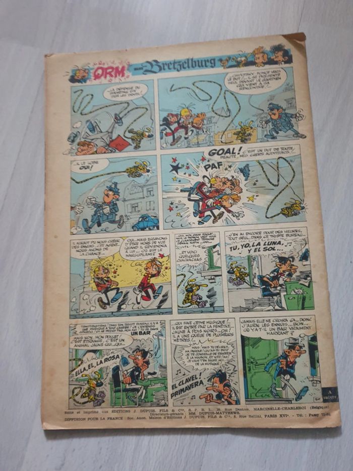 Magnifique spirou ancien 1961 - photo numéro 3