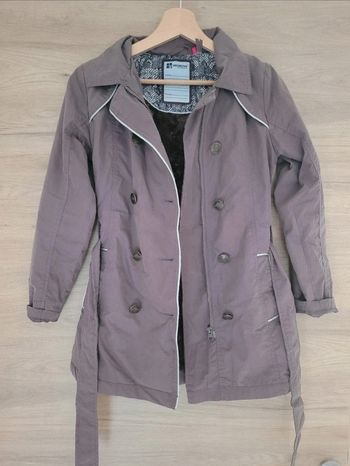 Manteau trench taupe fille Orchestra 12 ans
