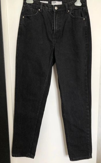 Jean mom noir Bershka