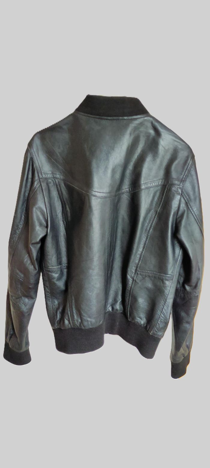 Blouson en cuir noir Kiliwatch, S  État : très bon, porté régulièrement  Cuir souple, fermeture écla - photo numéro 2