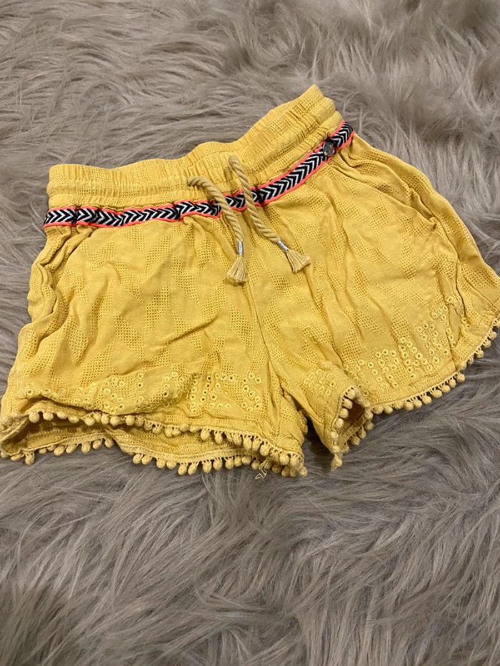 Short ikks azteque jaune