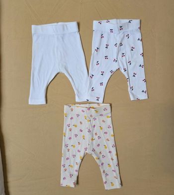 Lot de leggings neufs. Kiabi. 1 mois