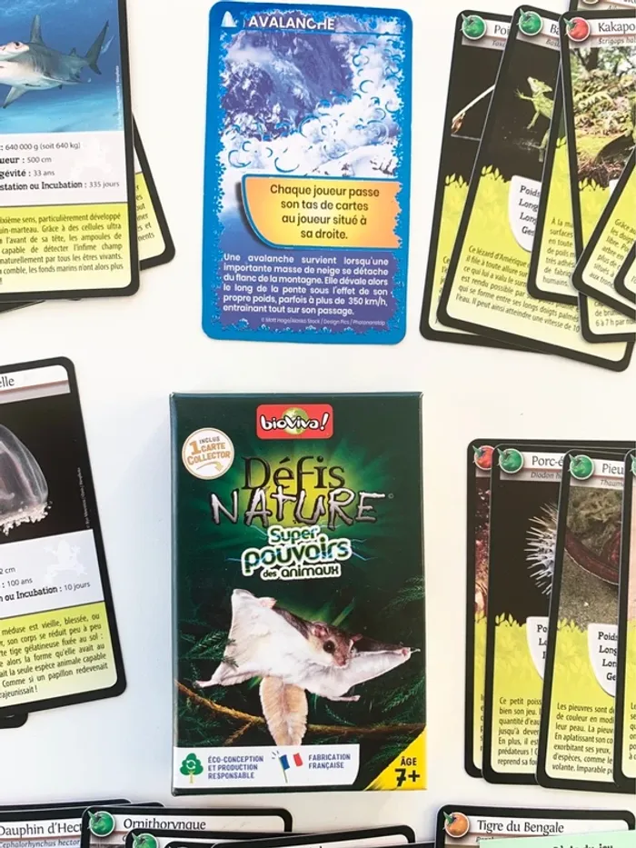 Jeu défis nature - Super pouvoirs des animaux