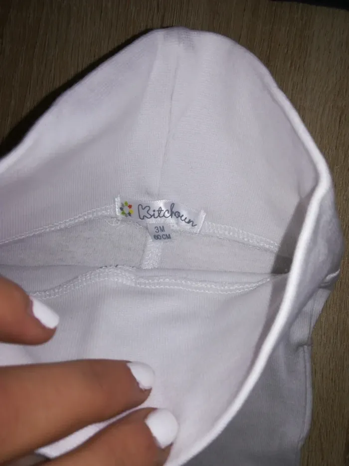 Lot de 3 pantalons leggings, été, bébé fille, 3/6mois - photo numéro 11