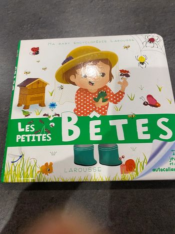 Livre les petites bêtes