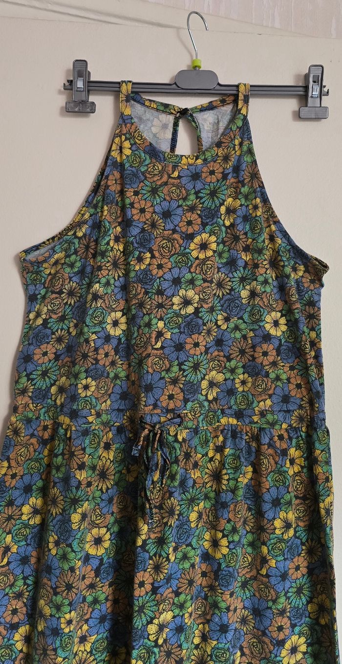 robe longue fleurs