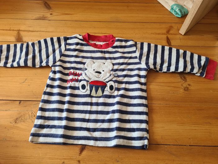 Haut de pyjama velours