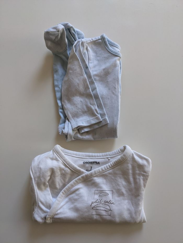 2 pièces de pyjama Orchestra - 3 mois - photo numéro 3