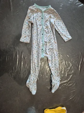 Pyjama grenouillère voiture tennis vélo une pièce garcon