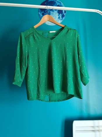Blouse verte