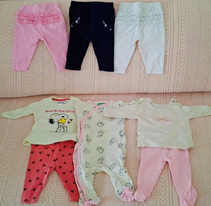 Lot vêtements bébé fille