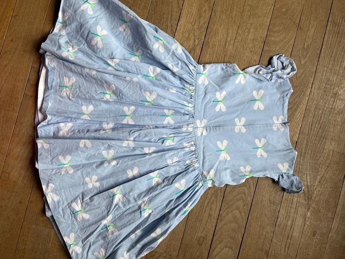 Robe bleue libellules Jacadi 8 ans - photo numéro 3