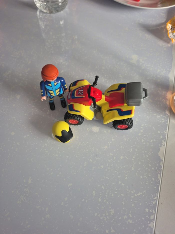 Playmobil 4425 quad et pilote