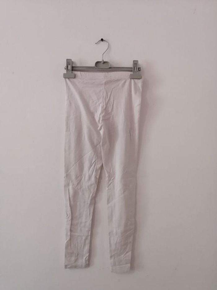 Legging blanc fille 10ans