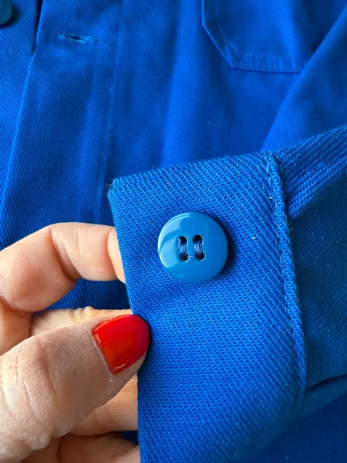 Veste bleu vintage - photo numéro 5