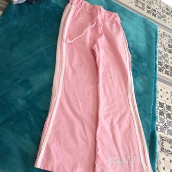 pantalon tex 4 ans neuf bas large rose