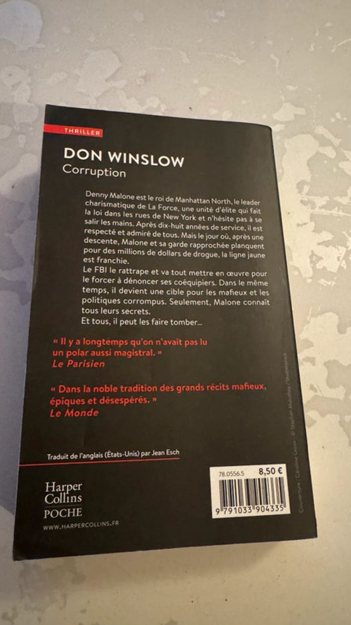 📚 Corruption - Don Winslow (HarperCollins Poche) - photo numéro 4