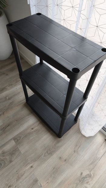 Étagère 3 etages noir 