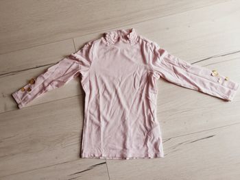 Vêtement fille tee-shirt manches longues rose type sous-pull Orchestra 3 ans