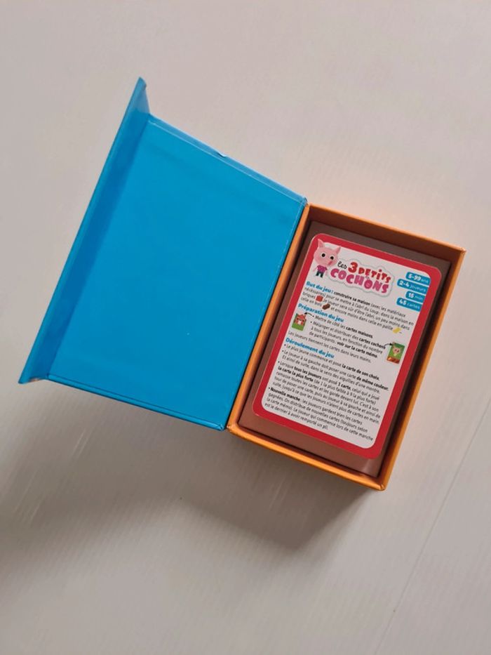 Jeu de société/de cartes "Les 3 petits cochons" complet, comme neuf, idéal pour offrir - photo numéro 9